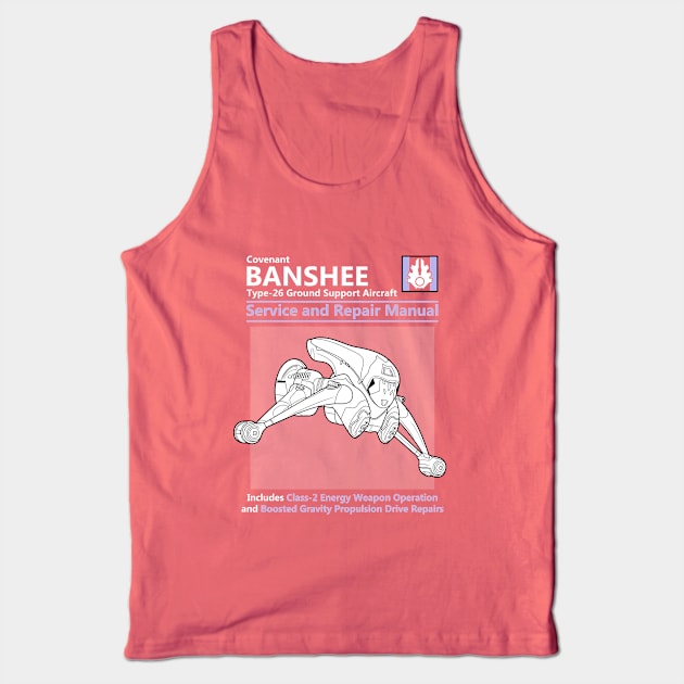 Banshee Service and Repair Manual Tank Top by adho1982